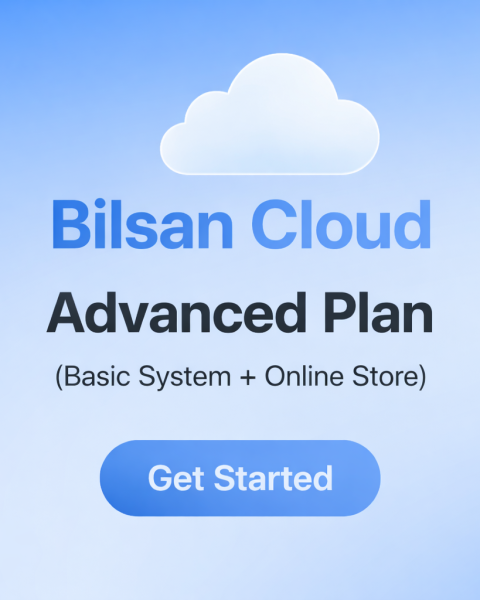 Advanced Plan (Basic System + Online Store) – Bilsan Cloud
